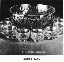 Jenny Lind punch set