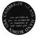 Super Glass Co. Cambridge label