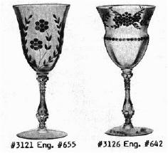 3121 and 3126 goblets