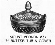 Mt Vernon butter dish