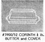Corinth butter dish