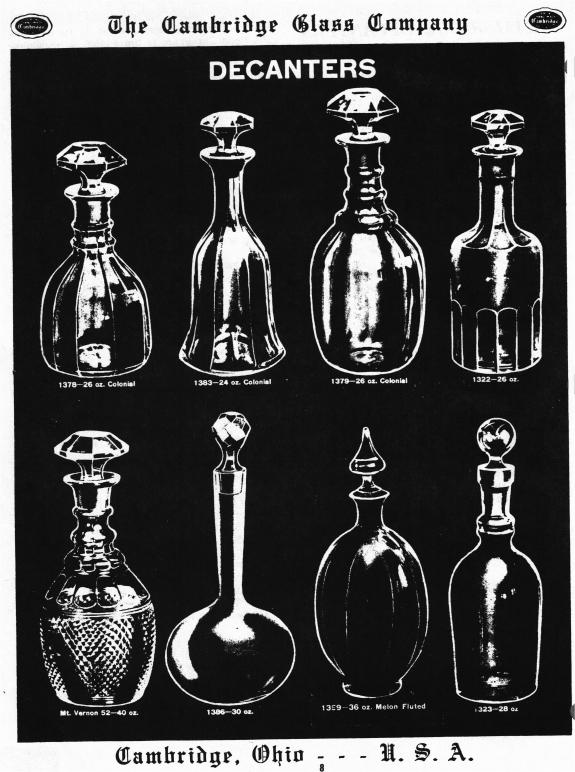 Cambridge decanters