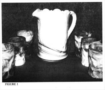 Inverted Strawberry Jug and Tumblers