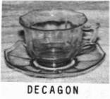 Decagon cup