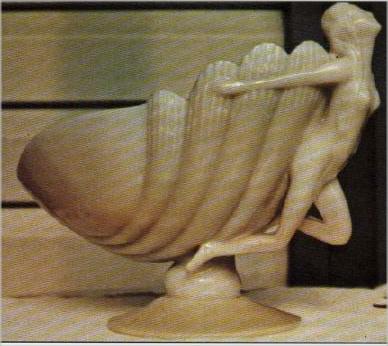 Crown Tuscan Flying Lady bowl